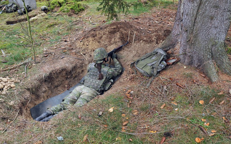 Field training of the 2nd year cadets, October 21st 2022