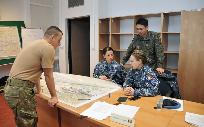 Spoločné cvičenie Chopok s účastníkmi rumunského kurzu