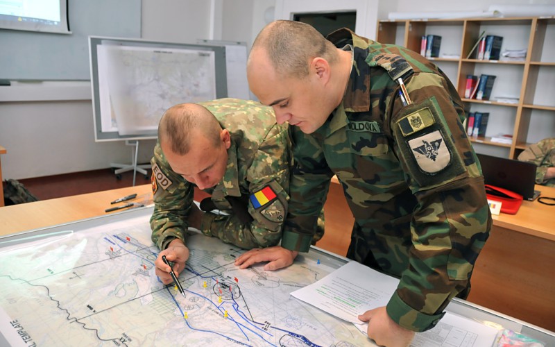 Spoločné cvičenie Chopok s účastníkmi rumunského kurzu