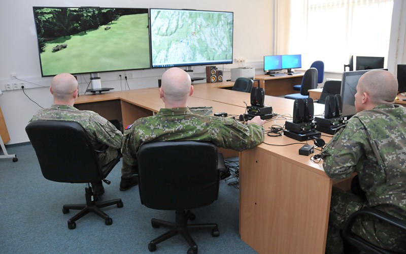 Prápor ISTAR cvičil v Simulačnom centre, 15. 11. 2022